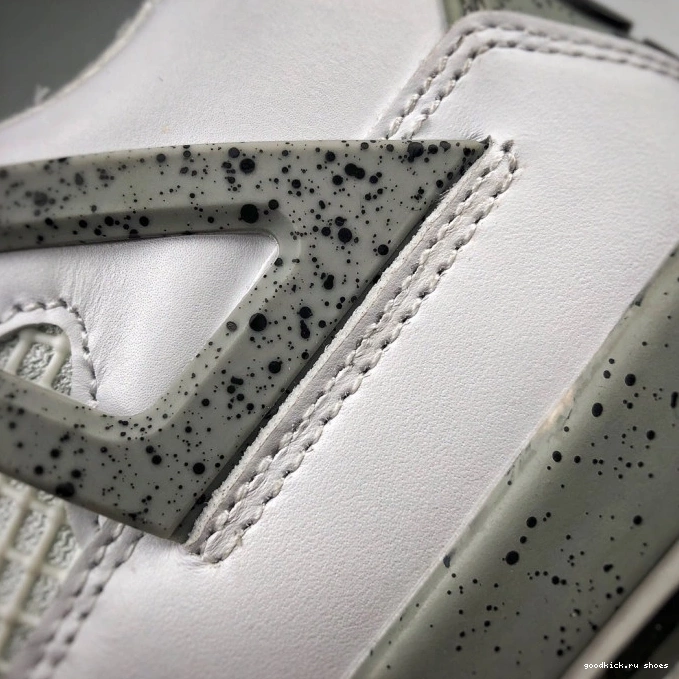 Cheap Cement OG Jordan White 840606-192 (nike) Air 4 0718